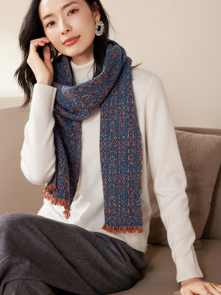 Cashmere Turtleneck Knit Top