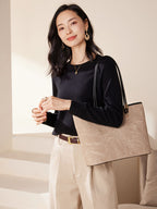 Cashmere Crew Neck Knit Top