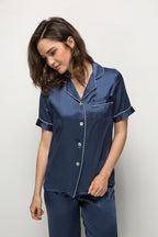 Silk Short Sleeve Pajama Set