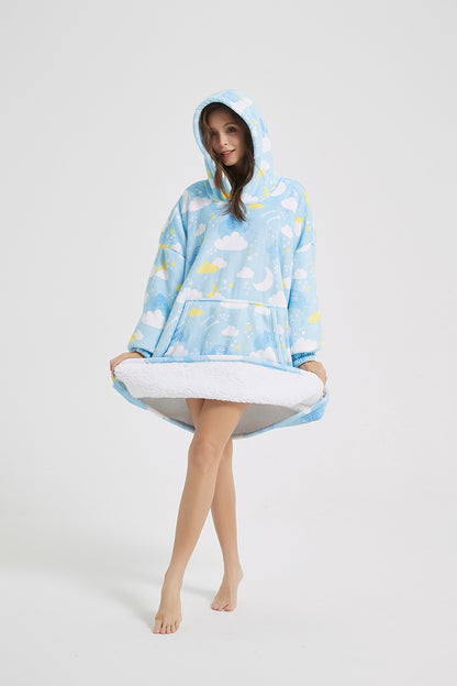 Blue Elephant wearable blanket