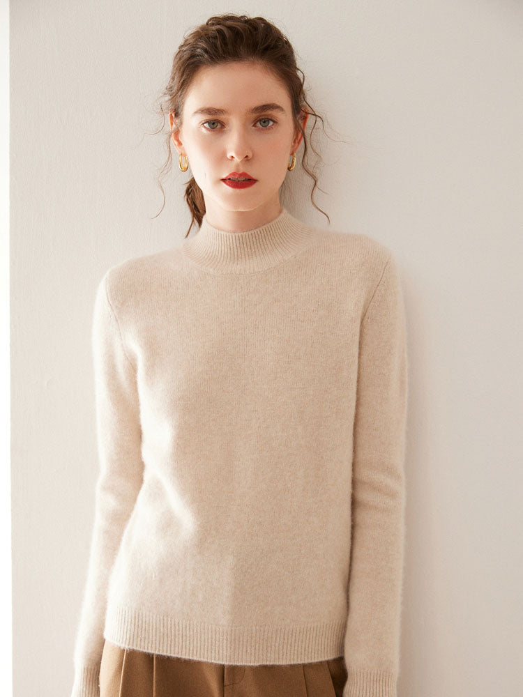 Minimalist Mock Neck sweater