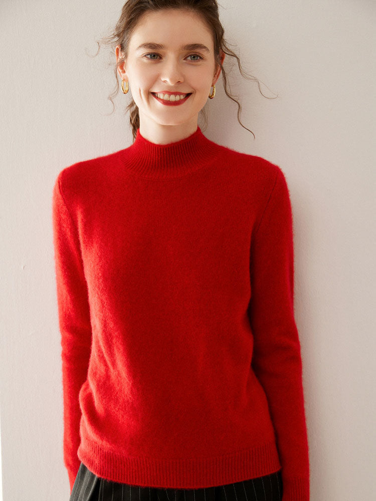 Minimalist Mock Neck sweater