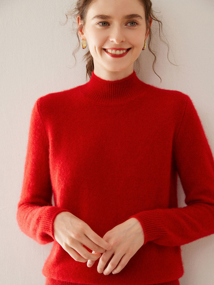 Minimalist Mock Neck sweater
