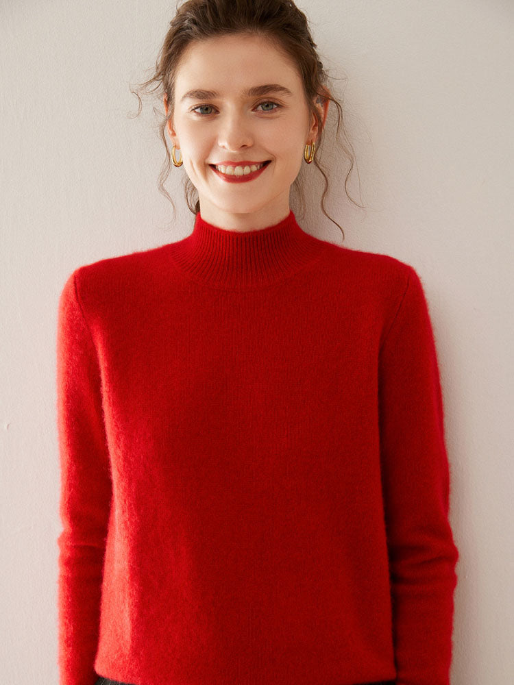 Minimalist Mock Neck sweater