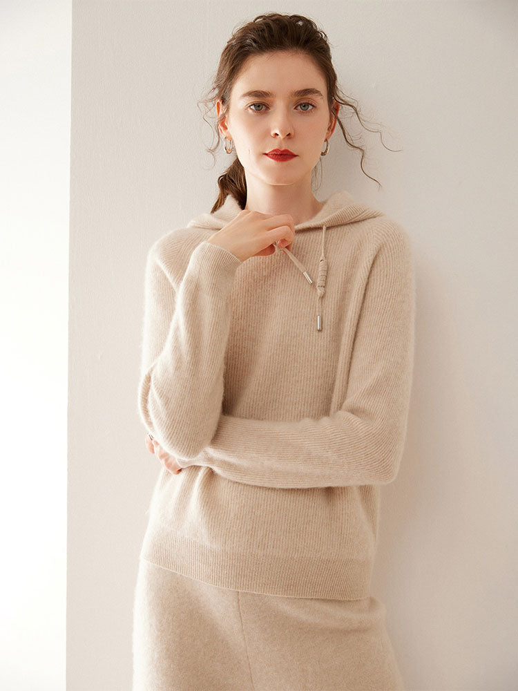 Minimalist Wool-cashmere Blend hoodie
