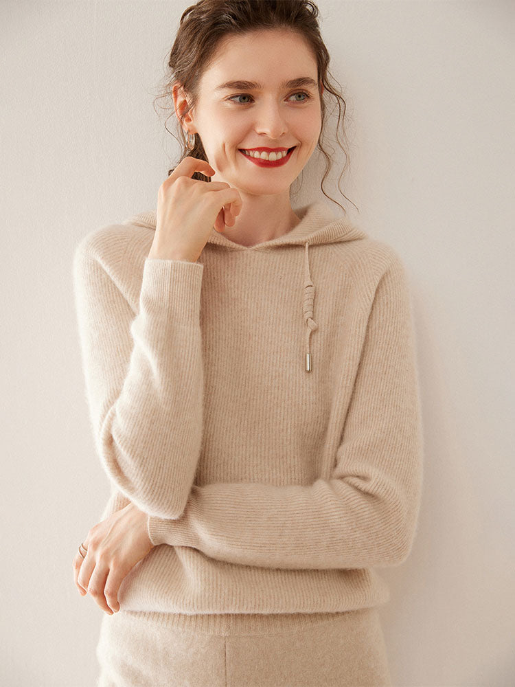Minimalist Wool-cashmere Blend hoodie