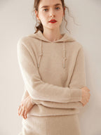 Minimalist Wool-cashmere Blend hoodie