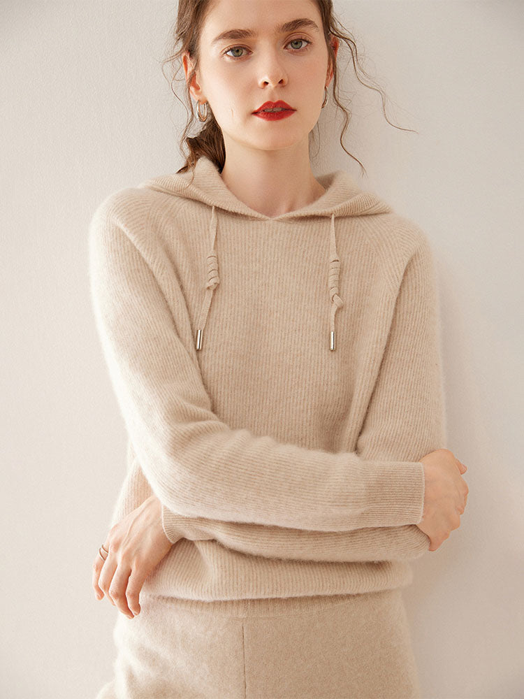 Minimalist Wool-cashmere Blend hoodie