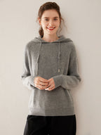 Minimalist Wool-cashmere Blend hoodie