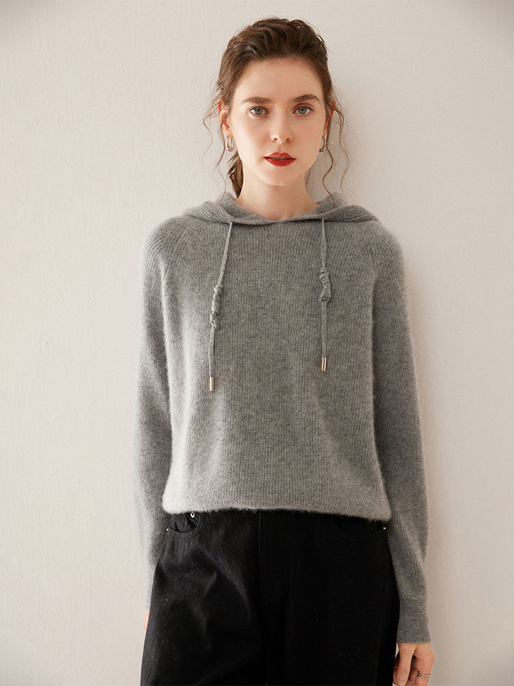 Minimalist Wool-cashmere Blend hoodie