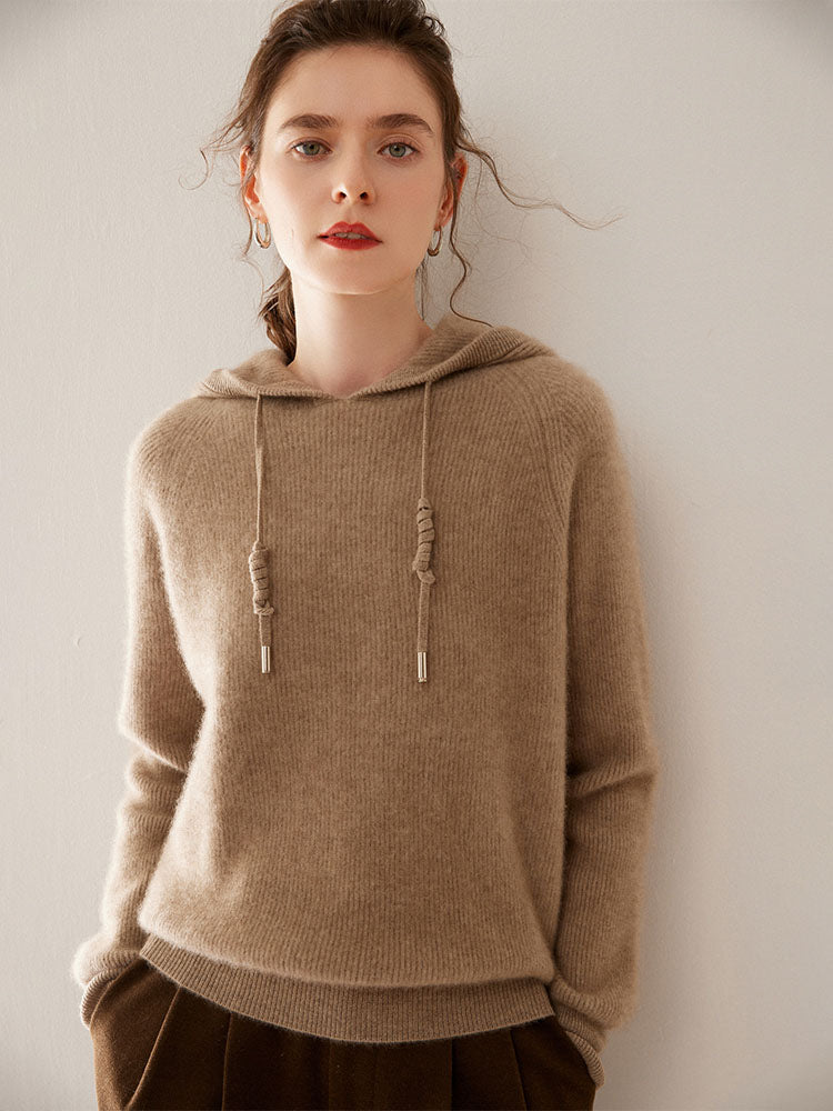 Minimalist Wool-cashmere Blend hoodie