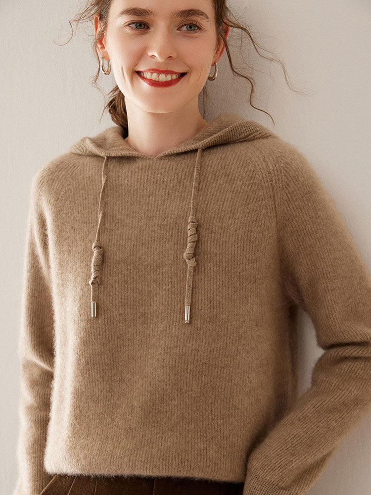 Minimalist Wool-cashmere Blend hoodie