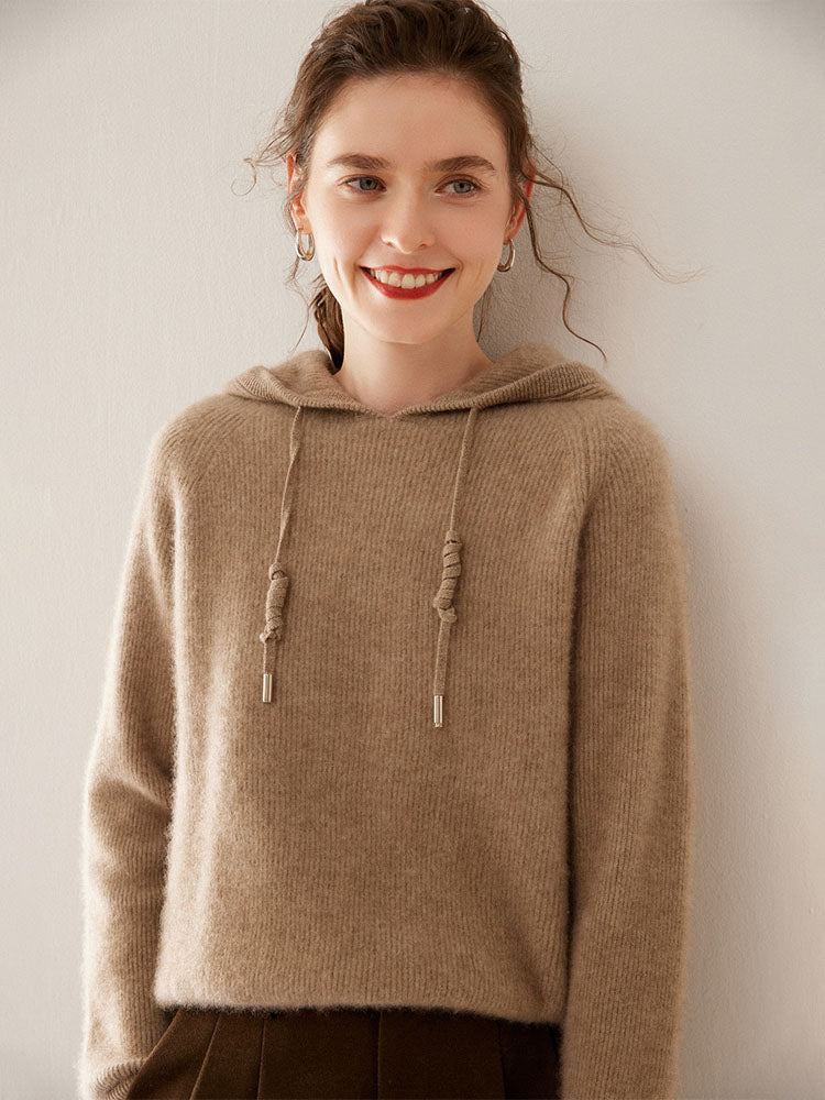 Minimalist Wool-cashmere Blend hoodie
