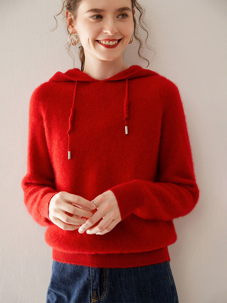 Minimalist Wool-cashmere Blend hoodie
