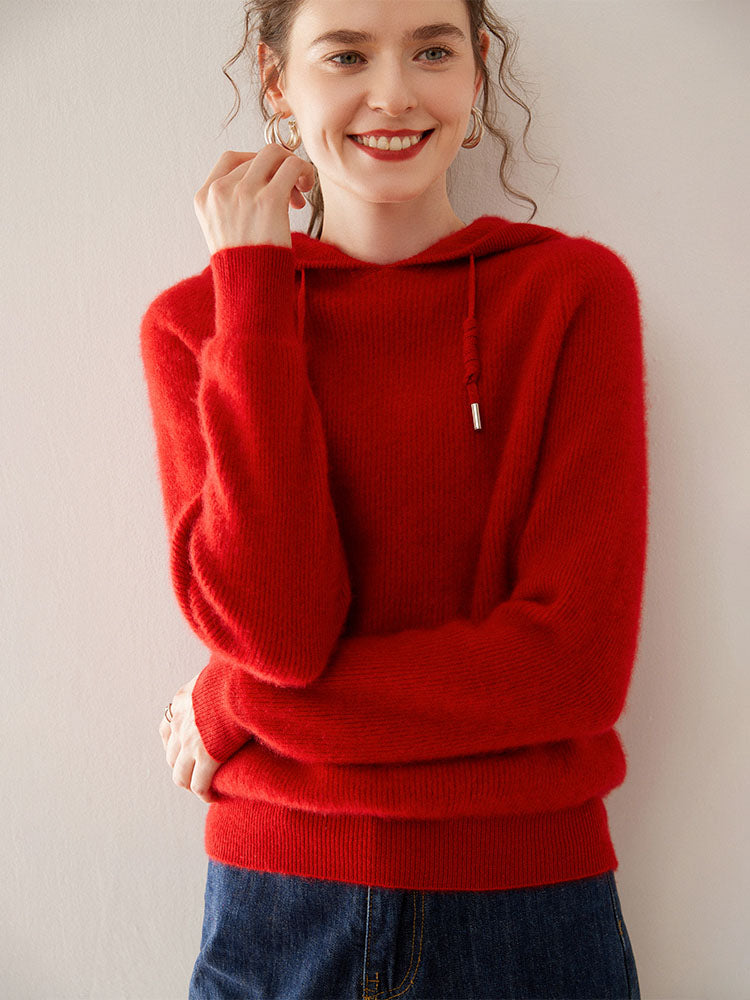 Minimalist Wool-cashmere Blend hoodie