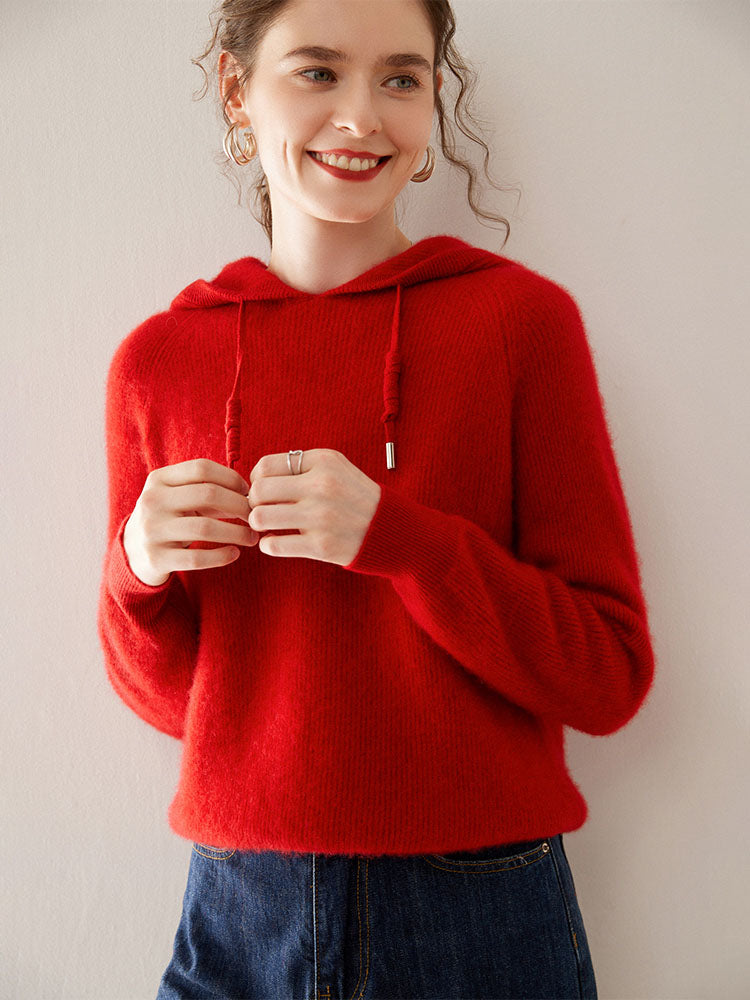 Minimalist Wool-cashmere Blend hoodie