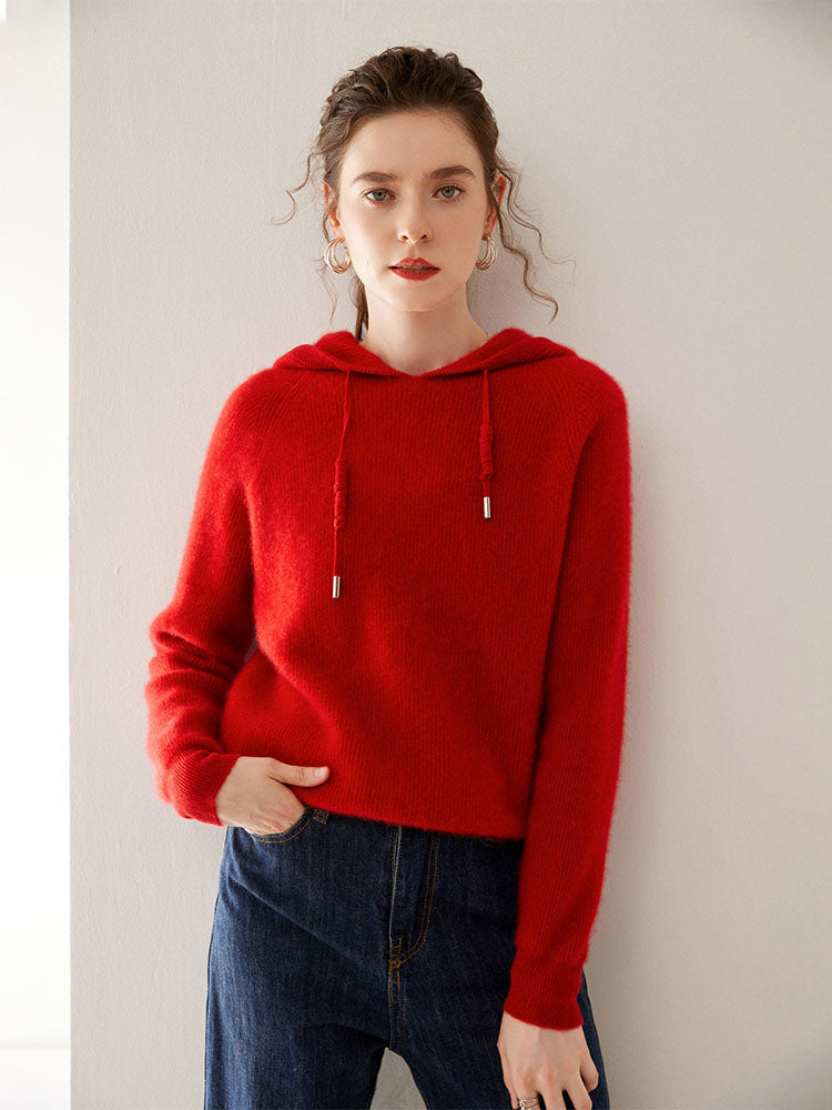 Minimalist Wool-cashmere Blend hoodie