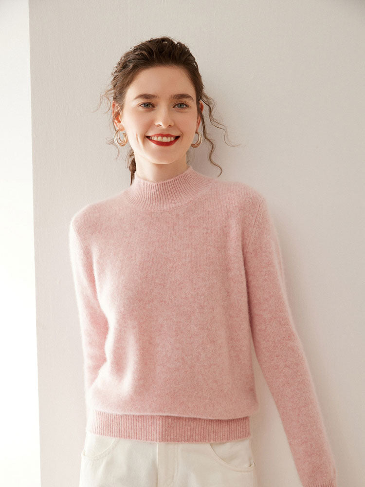 Minimalist Mock Neck sweater