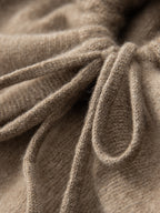 Drawstring Cashmere Beanie
