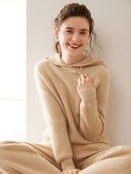 Minimalist Wool-cashmere Blend hoodie