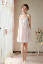 Delicate Lace Trimmed Cami Nightdress
