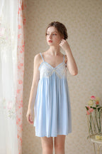 Delicate Lace Trimmed Cami Nightdress