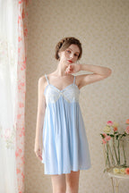 Delicate Lace Trimmed Cami Nightdress