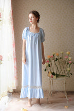 Short sleeves Cotton Nightgown