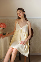 Knee Length Strapped Nightgown