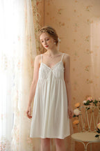 Delicate Lace Trimmed Cami Nightdress