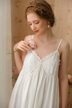 Delicate Lace Trimmed Cami Nightdress