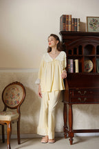 Lace Trimmed Pajama Set