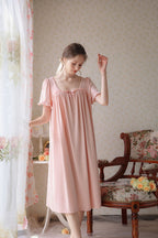 Knee Length Classic Cotton Nightgown