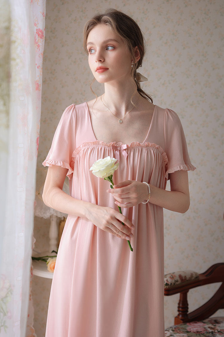 Knee Length Classic Cotton Nightgown