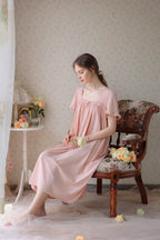 Knee Length Classic Cotton Nightgown