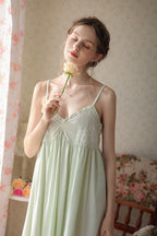 Delicate Lace Trimmed Cami Nightdress