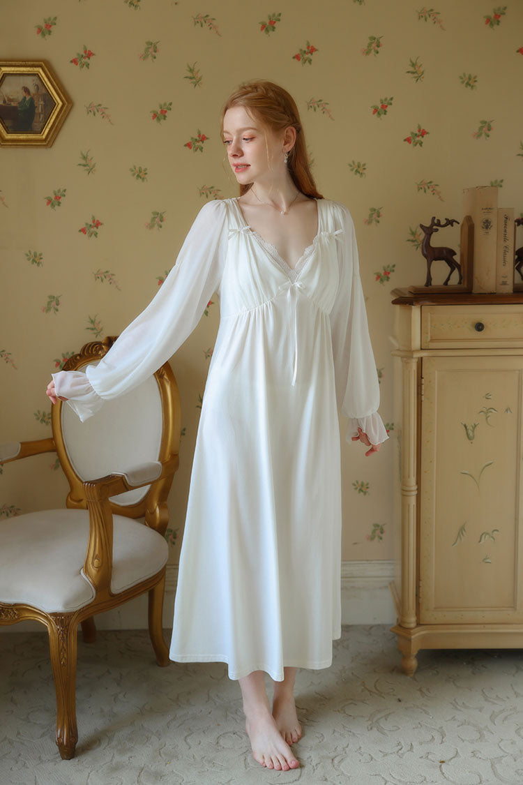Vintage Flared cuffs Nightgown