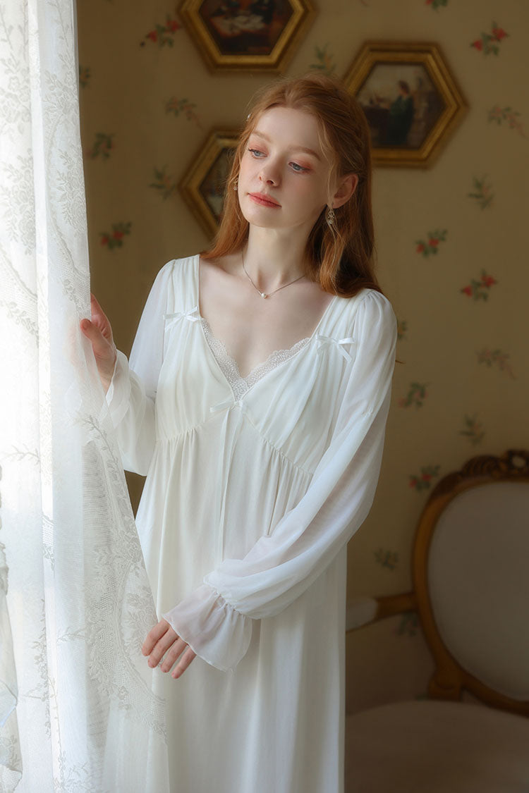 Vintage Flared cuffs Nightgown