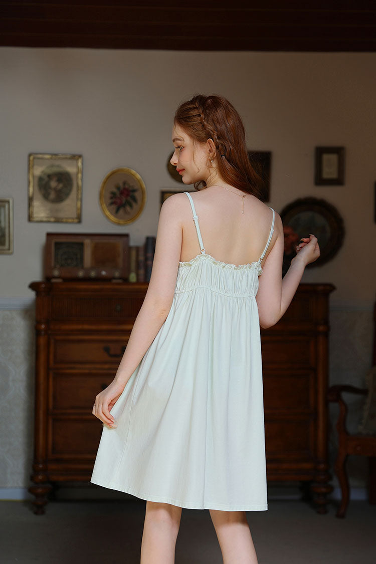 Knee Length Strapped Nightgown