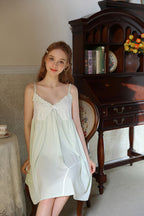 Knee Length Strapped Nightgown