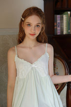 Knee Length Strapped Nightgown