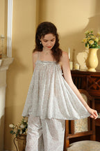 Floral Camisole & Pants Pajama Set