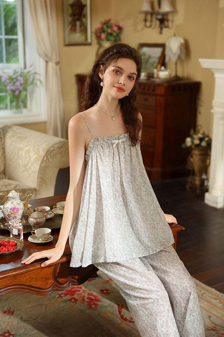 Floral Camisole & Pants Pajama Set