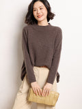 Cashmere Mock Neck Sweater