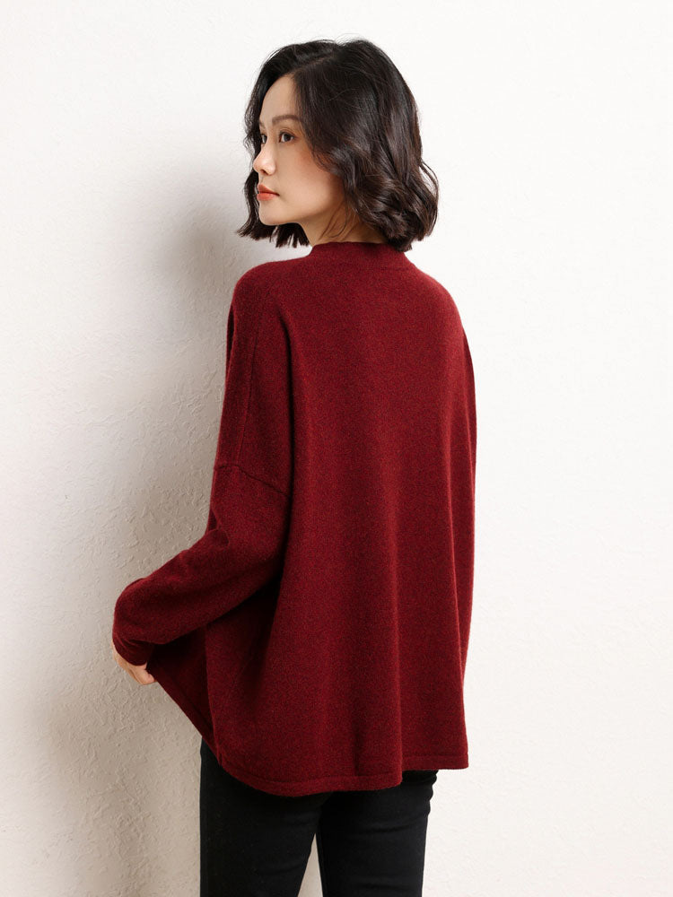 Cashmere Mock Neck Sweater