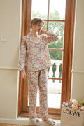 Cotton Floral Printed Full Length Pajama Set