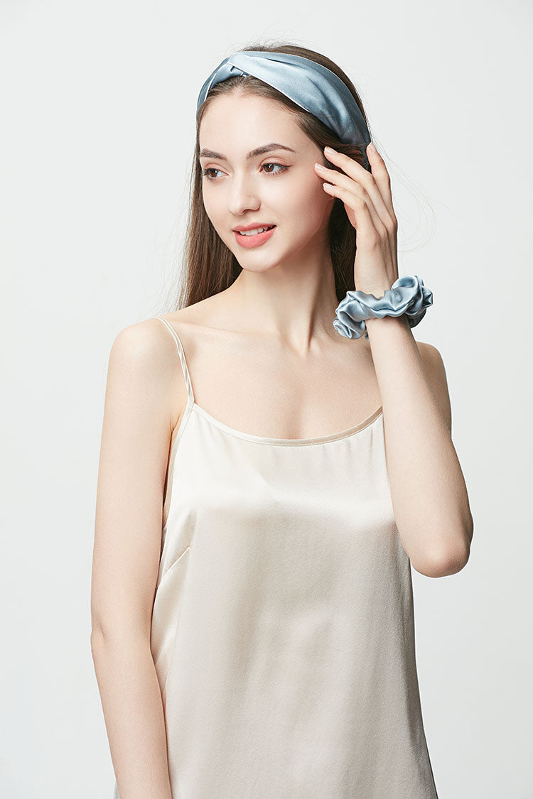 6CM 22Momme Pure Silk Hair Scrunchie