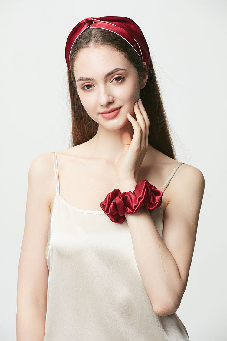 6CM 22Momme Pure Silk Hair Scrunchie