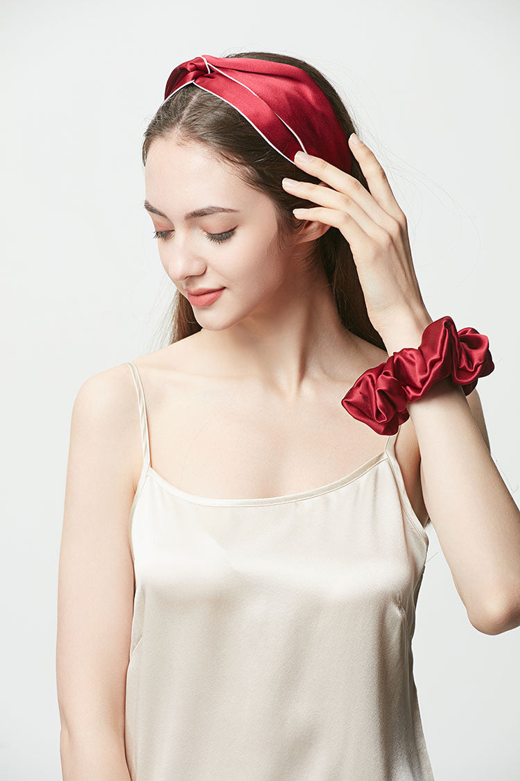 6CM 22Momme Pure Silk Hair Scrunchie