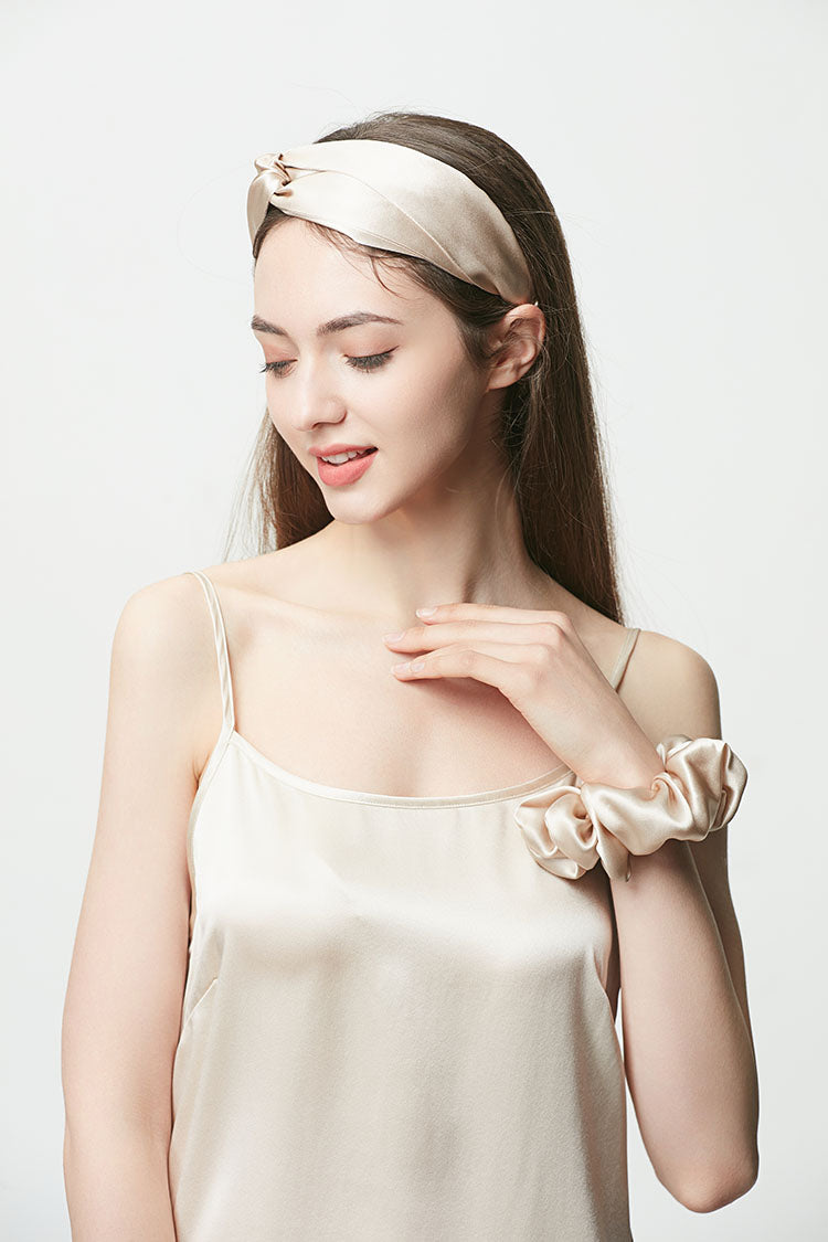 6CM 22Momme Pure Silk Hair Scrunchie